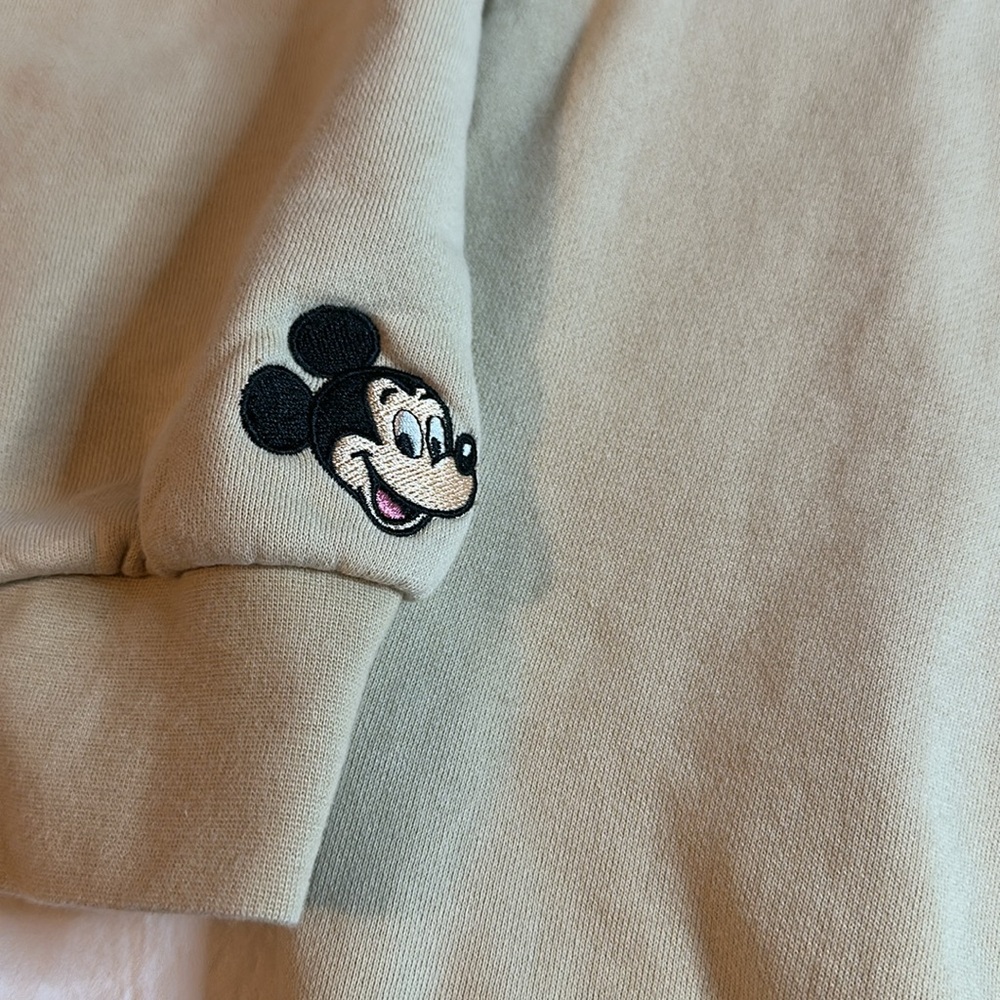 Disney Mickey Mouse Peace Sign Pullover Sweatshirt Size S - Picture 4 of 11